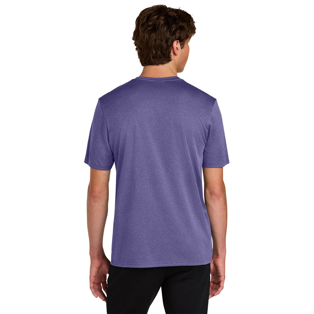 Port & Company Men's Team Purple Heather Heather Performance Tee