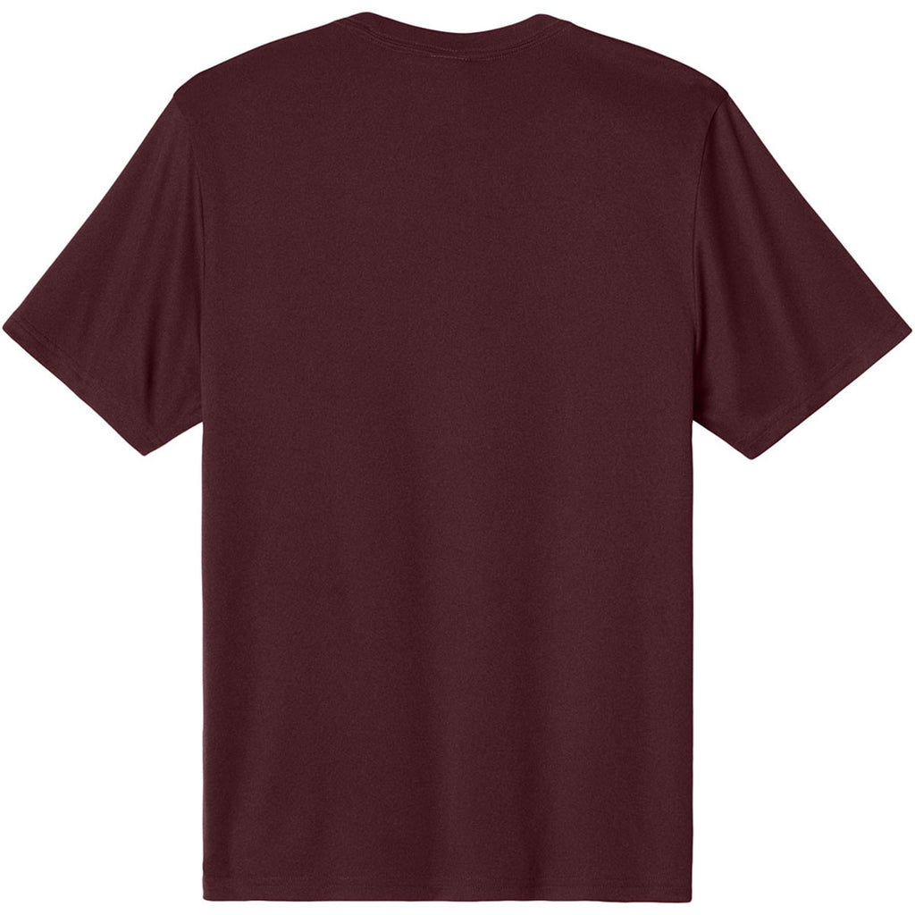 Port & Company Men's Vintage Athletic Maroon Heather Performance Tee