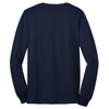 Port & Company Men's Navy Long Sleeve Core Blend Tee