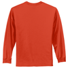 Port & Company Men's Orange Long Sleeve Essential Tee