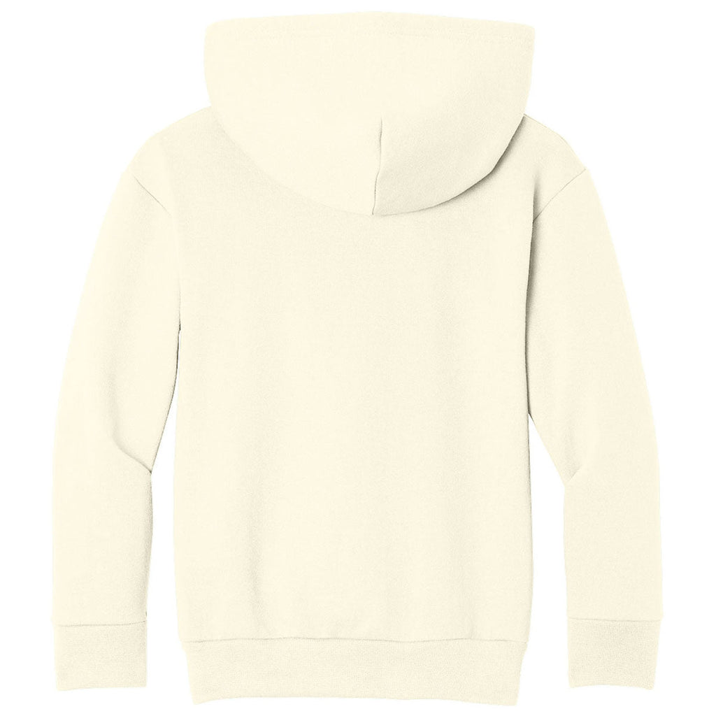 Port & Co. Youth Ivory Easy Fleece Pullover Hooded Sweatshirt