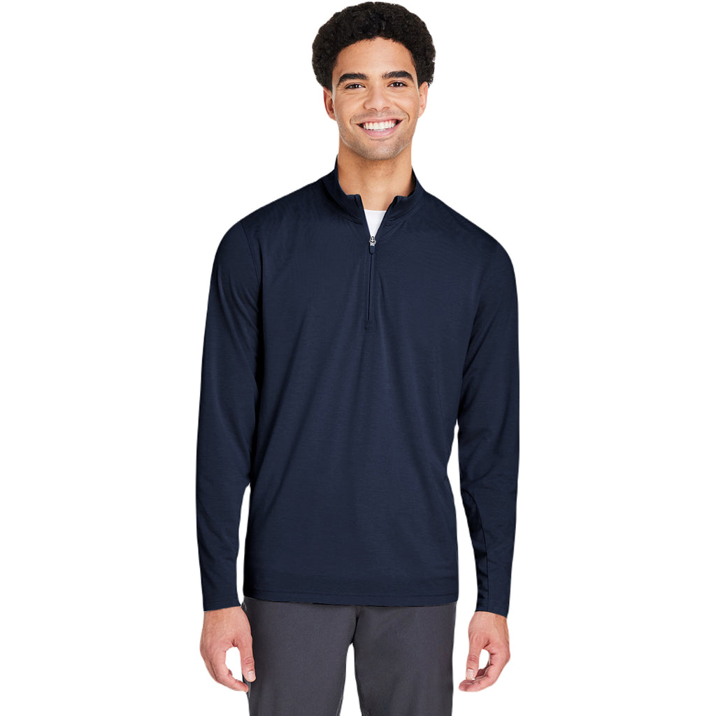 Puma Golf Men's Navy Blazer Bandon Quarter-Zip