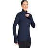 Puma Golf Women's Navy Blazer Bandon Quarter-Zip