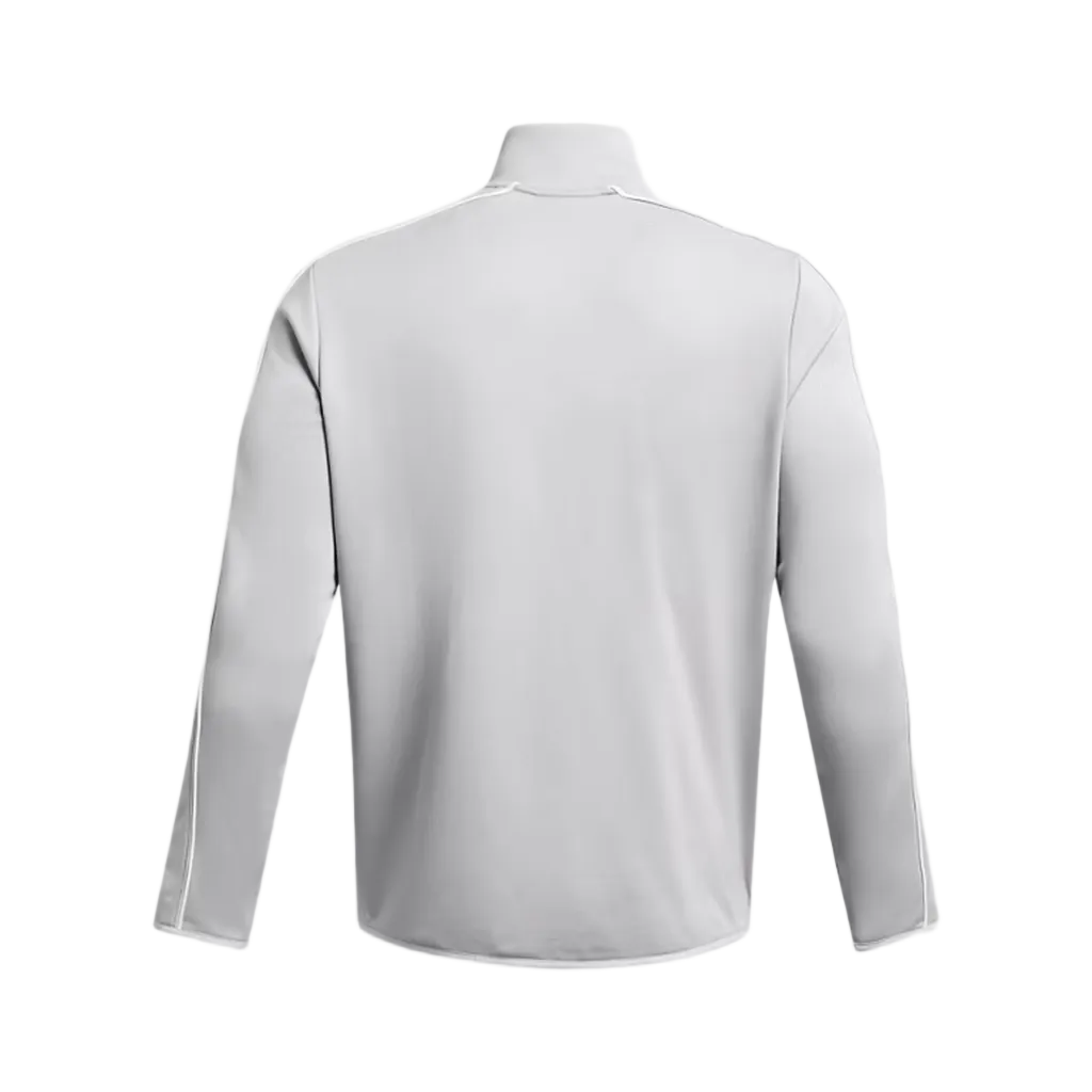 Under Armour Men's Mod Gray/White UA Command Full Zip Warm Up