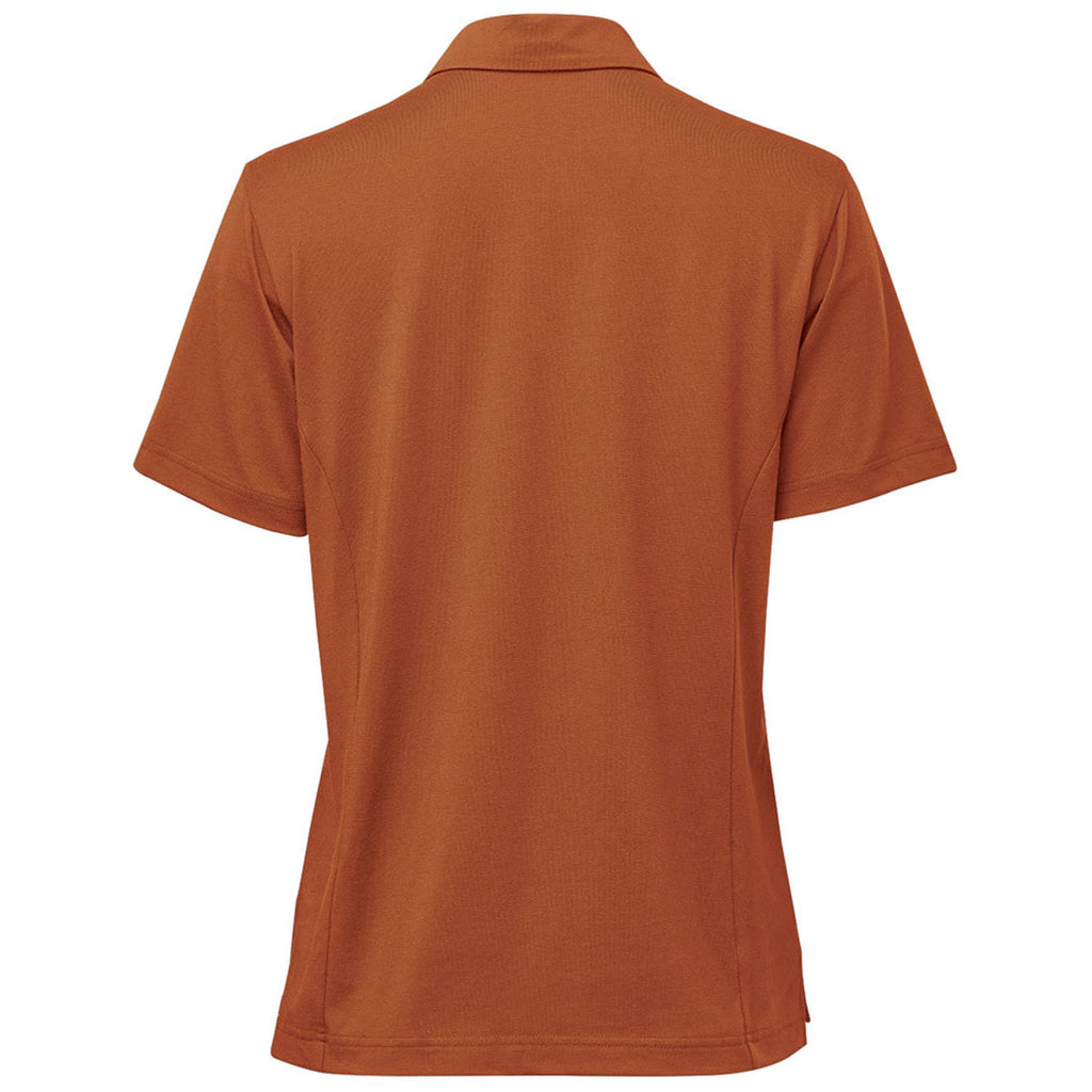 Stormtech Women's Rust Oasis Short Sleeve Polo