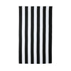 Port Authority Black Cabana Stripe Beach Towel