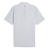 Puma Golf Men's White Glow-Deep Navy MATTR Burgh Polo