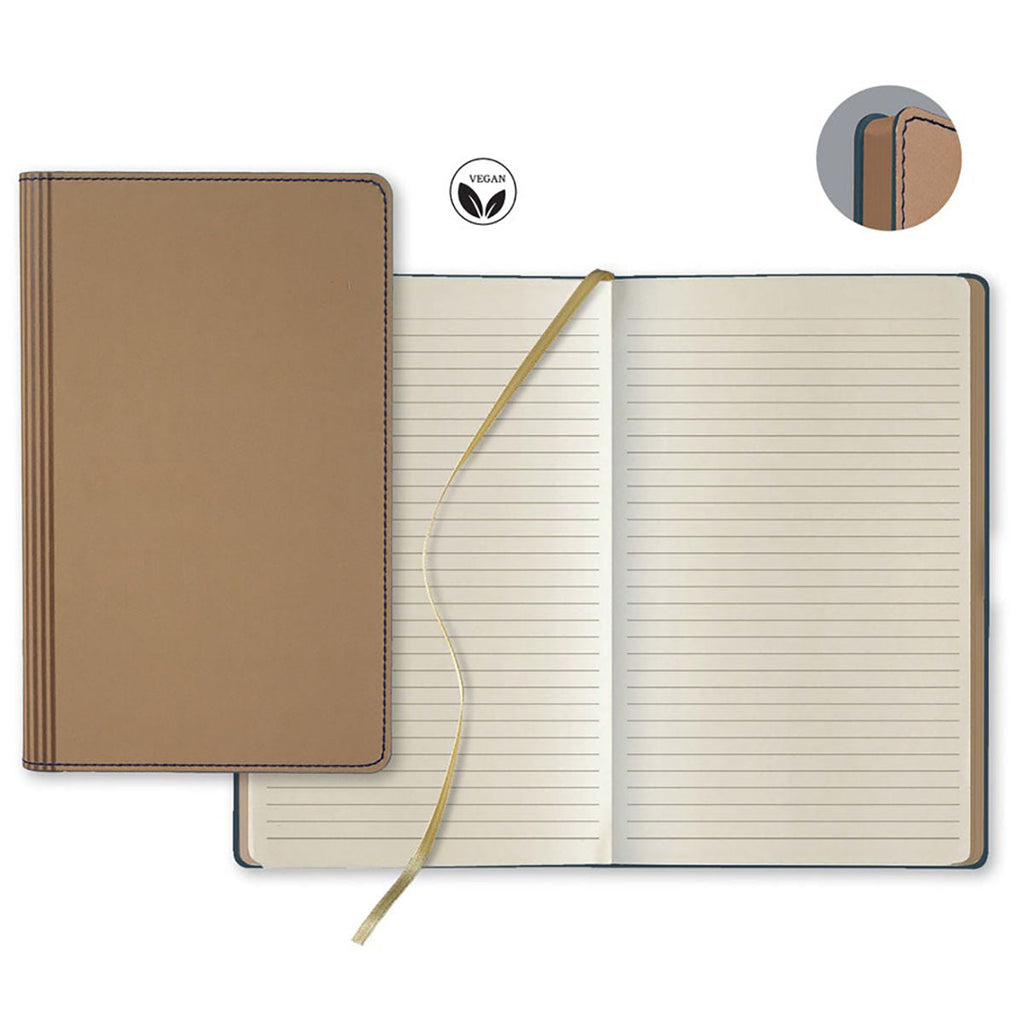Castelli Beige Vegan ECO Medio Lined Ivory Page Journal