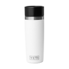 YETI White Rambler 16 oz Travel Water Bottle with Commuter Cap