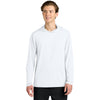 Richardson Men's White Clutch Long Sleeve Hoodie