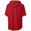 Richardson Men's Red Charge Performance Fleece Short Sleeve Hoodie