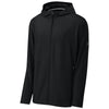 Richardson Men's Black Barrage Hooded Wind Jacket