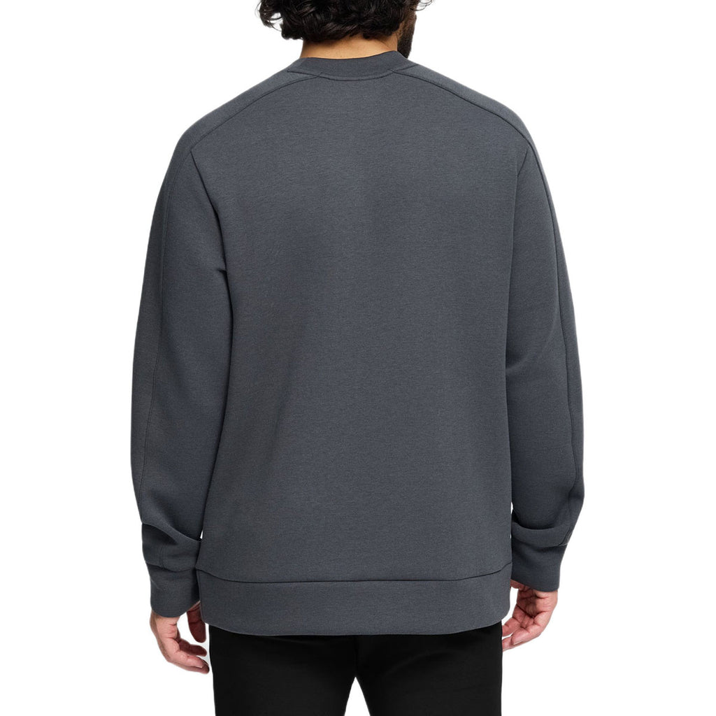 UNRL Men's Asphalt Sueded Crewneck