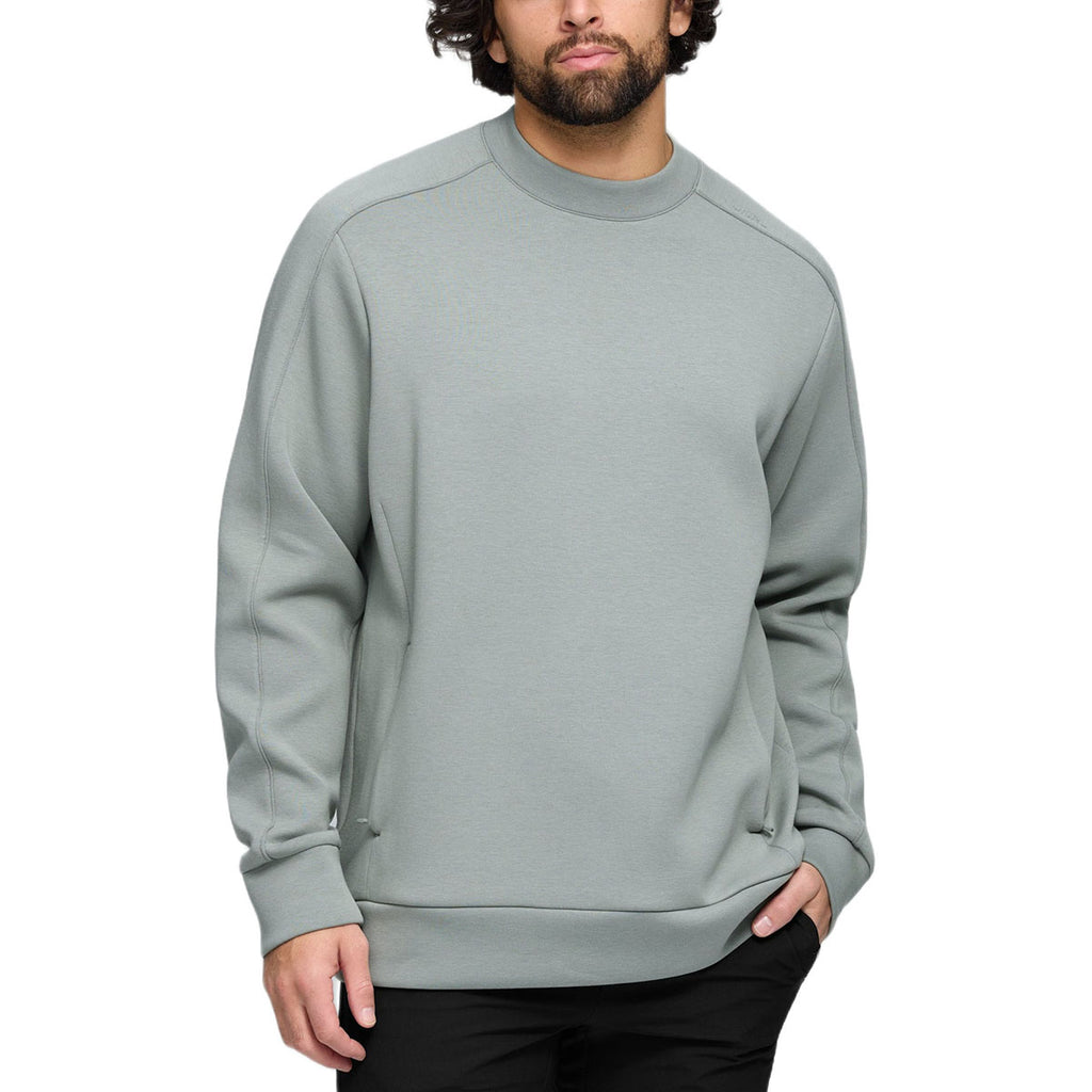 UNRL Men's Eucalyptus Sueded Crewneck