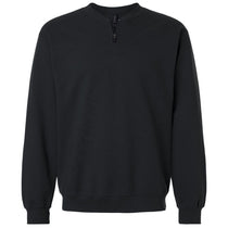 Gildan Unisex Black Midweight 1/4 Zip Sweatshirt