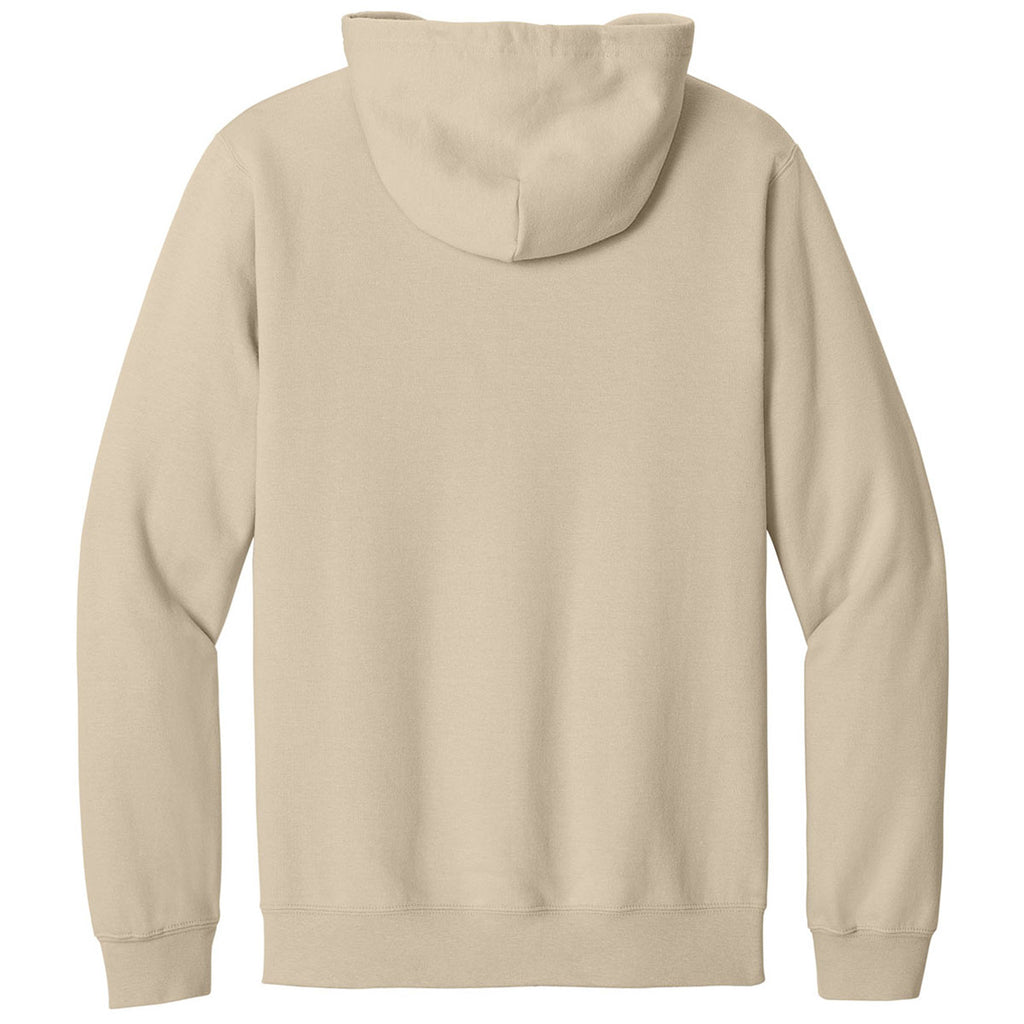 Gildan Men's Sand Softstyle Midweight Fleece Full-Zip Hooded Sweatshirt