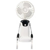 Bullet White Rechargeable Personal LED Fan