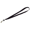 Bullet Black Lanyard with Bulldog Clip