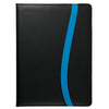 Bullet Black w/Blue Trim FSC Mix Session Padfolio