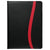 Bullet Black w/Red Trim FSC Mix Session Padfolio