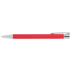 Bullet Red Maxi Recycled Aluminum Soft Touch Gel Pen