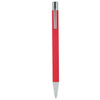 Bullet Red Maxi Recycled Aluminum Soft Touch Gel Pen