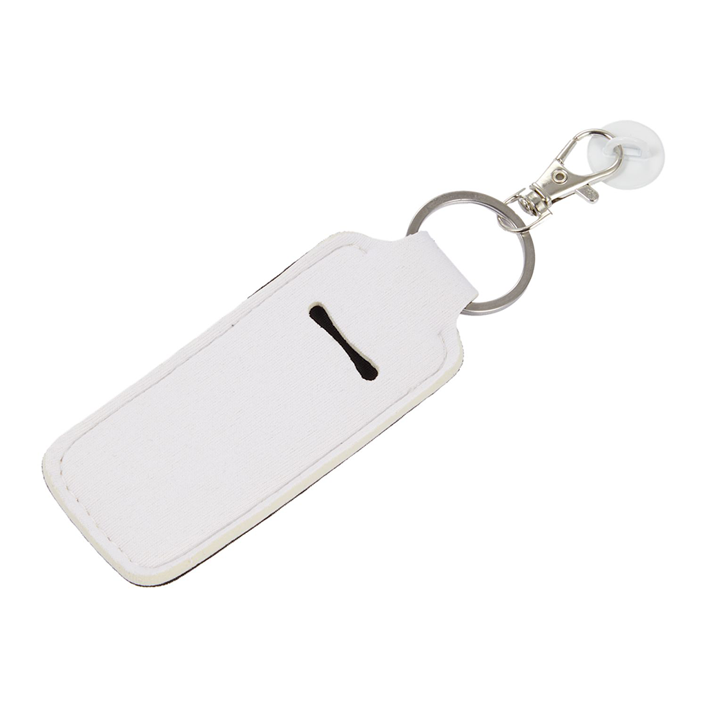 Bullet White Chapstick Holder Bottle Charm