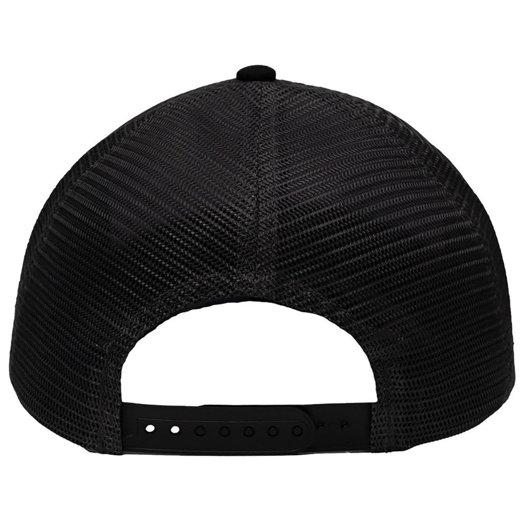 Sportsman Heather Grey/Charcoal/Black Lo-Pro Mesh Back Trucker Fit Cap