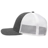 Sportsman X Hatch Grey/White Modern Six-Panel Trucker Fit Cap