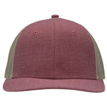 Sportsman X Hatch Red/Khaki Modern Six-Panel Trucker Fit Cap