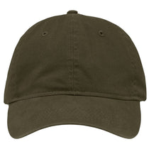 Sportsman Brushed Dark Olive Green Dad Hat Fit