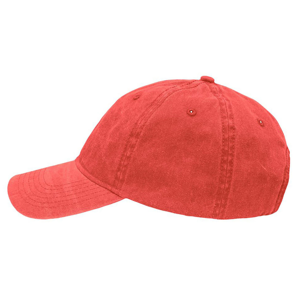 Sportsman Pigment Red Dad Hat Fit
