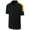 Sport-Tek Men's Black/ Gold Competitor United Polo