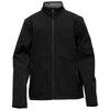 BAW Youth Black Softshell Jacket