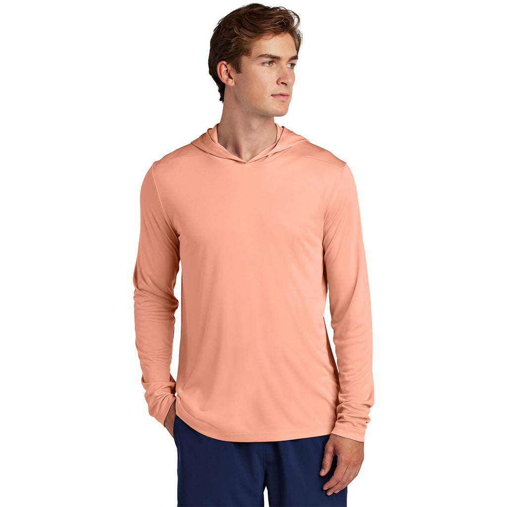 Sport-Tek Unisex Soft Coral Posi-UV Pro Long Sleeve Hoodie