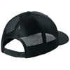 Sport-Tek Black/ Black Club Trucker Cap