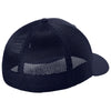 Sport-Tek True Navy/True Navy Stretch-Tek Mesh Back Cap