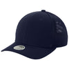 Sport-Tek True Navy/True Navy Stretch-Tek Mesh Back Cap