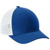 Sport-Tek True Navy/White Stretch-Tek Mesh Back Cap