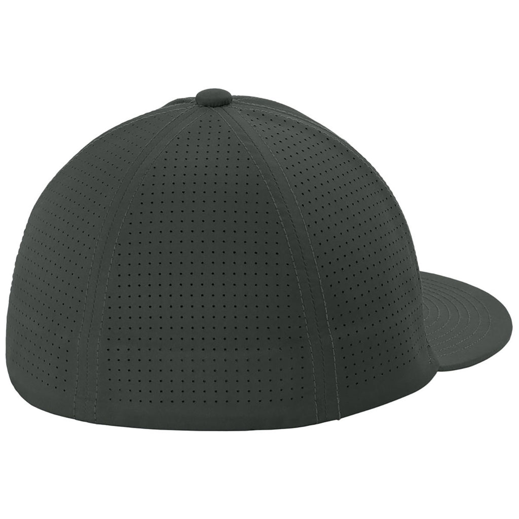 Sport-Tek Iron Grey Pro-Cut Stretch-Tek Cap
