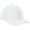 Sport-Tek White Pro-Cut Adjustable Cap
