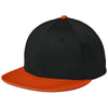 Sport-Tek Black/Deep Orange/Black Impact Mesh Stretch-Tek Cap