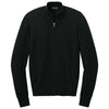 Port Authority Men's Deep Black Easy Care Full-Zip Sweater