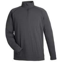 Swannies Men's Black Colt Quarter-Zip Pullover