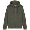 Stanley/Stella Unisex Khaki Green Cultivator 2.0 Full-Zip Hooded Sweatshirt