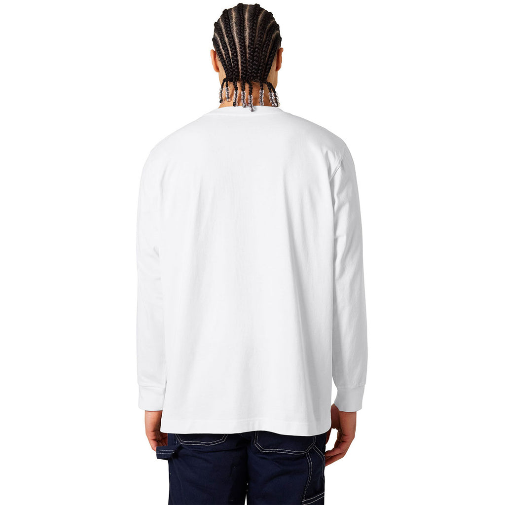 Stanley/Stella Unisex White Freestyler Heavyweight Long Sleeve Tee