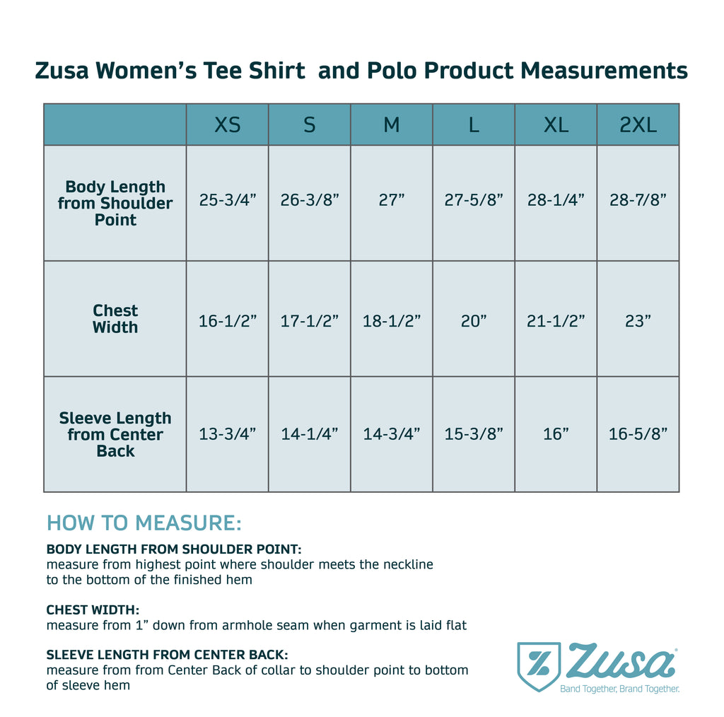 Zusa 3 Day Women's Black Everyday Pique Polo