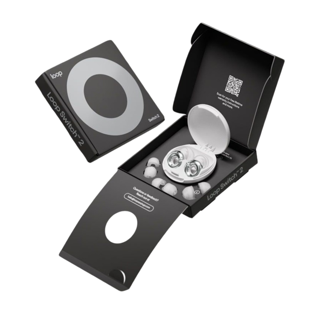 Loop Silver Switch 2 Earplugs