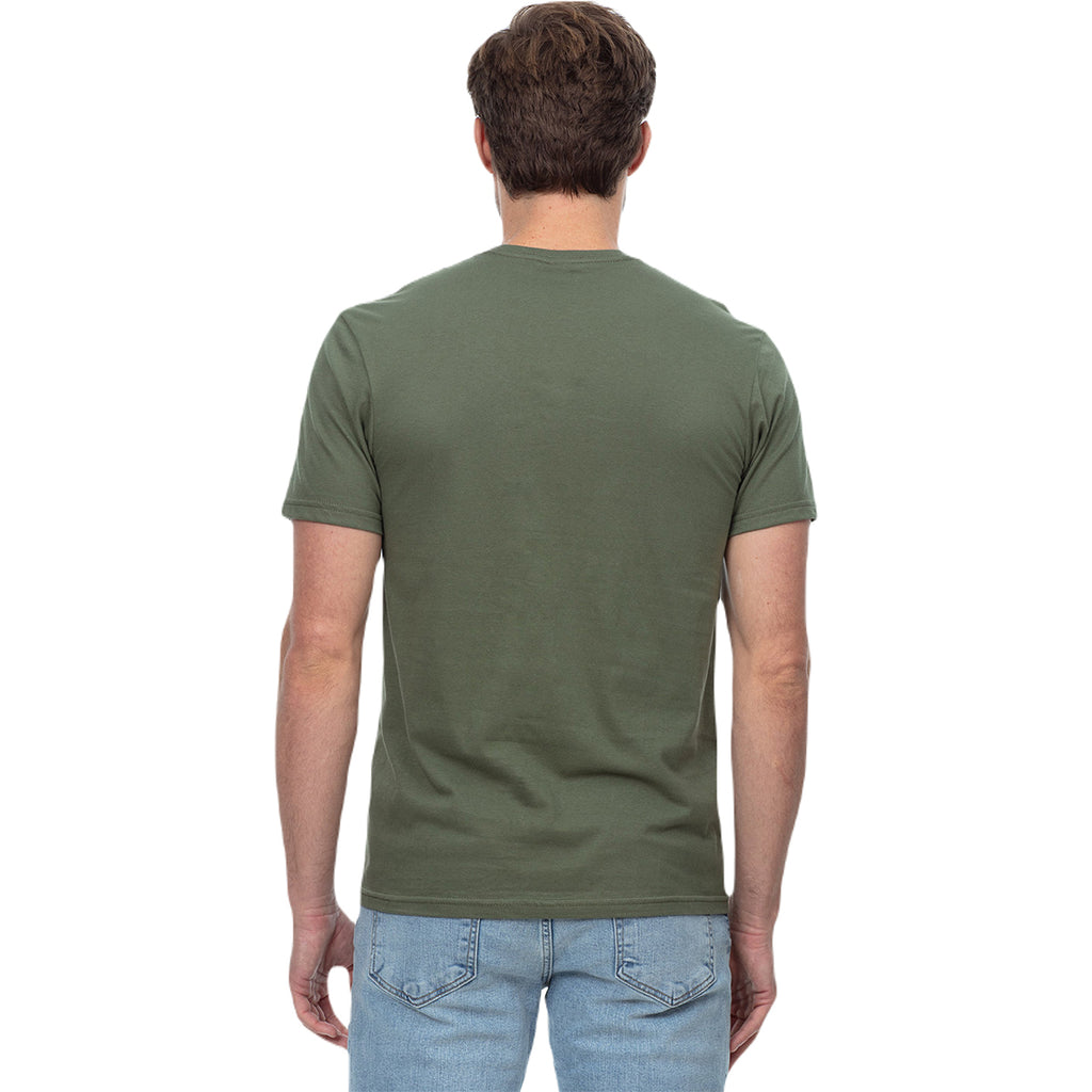 Threadfast Epic Unisex Military Green T-Shirt