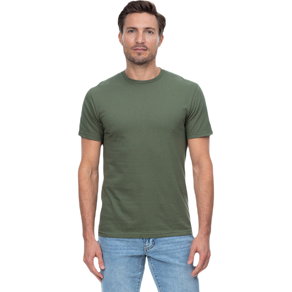 Threadfast Epic Unisex Military Green T-Shirt